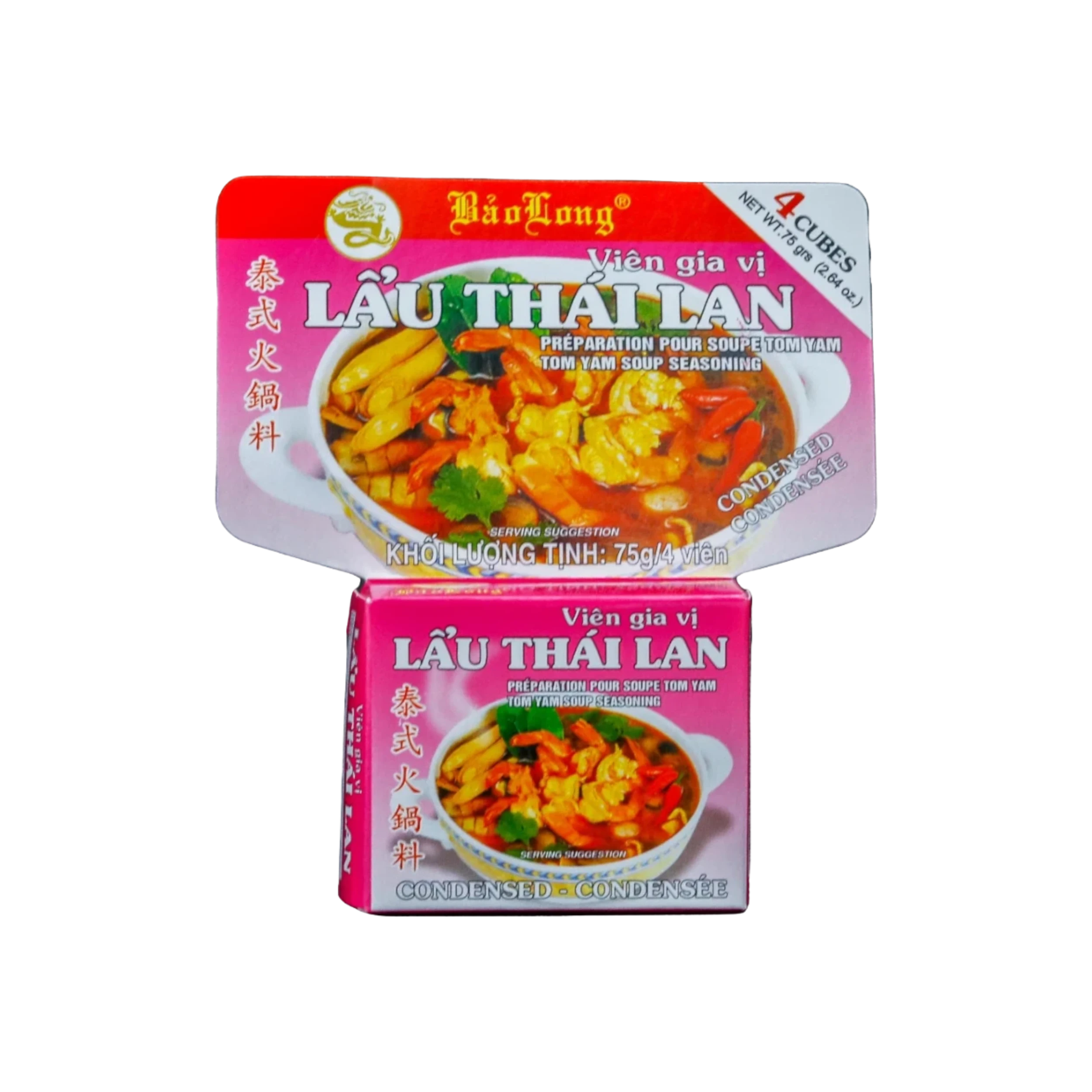 Bảo Long – Thai Hot Pot Seasoning Paste (Gia Vị Lẩu Thái Lan) 75g