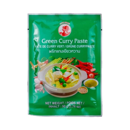Cock Brand – Green Curry Paste (Cà Ri Xanh) 50g