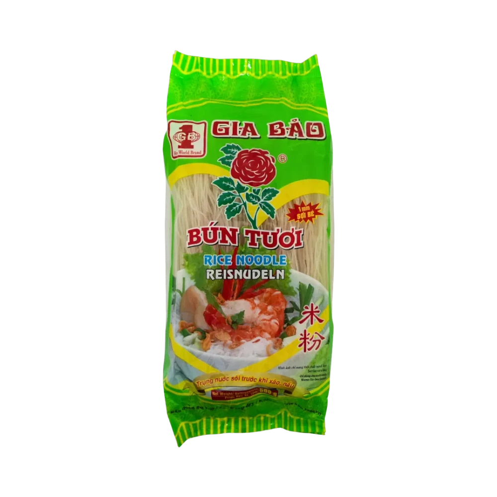 Gia Bao – rice noodles 1 mm (Bún Khô 1 mm) 500g
