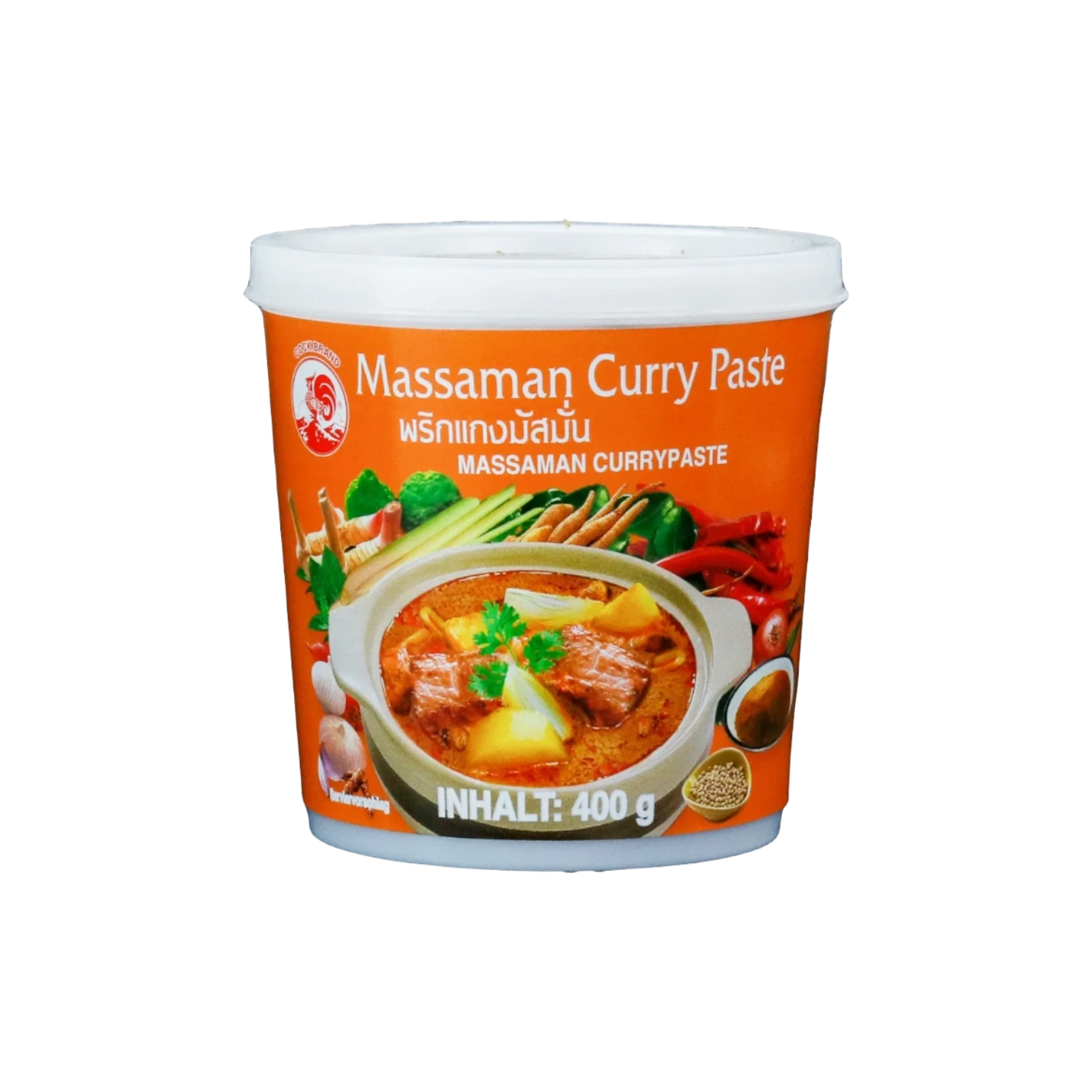 Cock Brand – Massaman Currypaste (Cà Ri Massaman) 400g