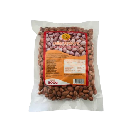 Lucky Food – Erdnüsse mit Haut (Đậu Phộng Vỏ lụa) 500g