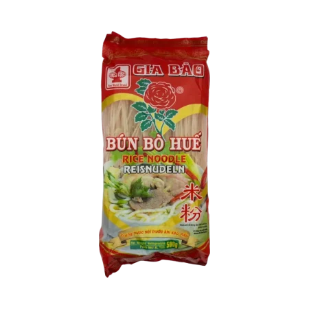 Gia Bao – Reisnudeln für Bún Bò Huế (Bún Bò Huế Khô) 500g