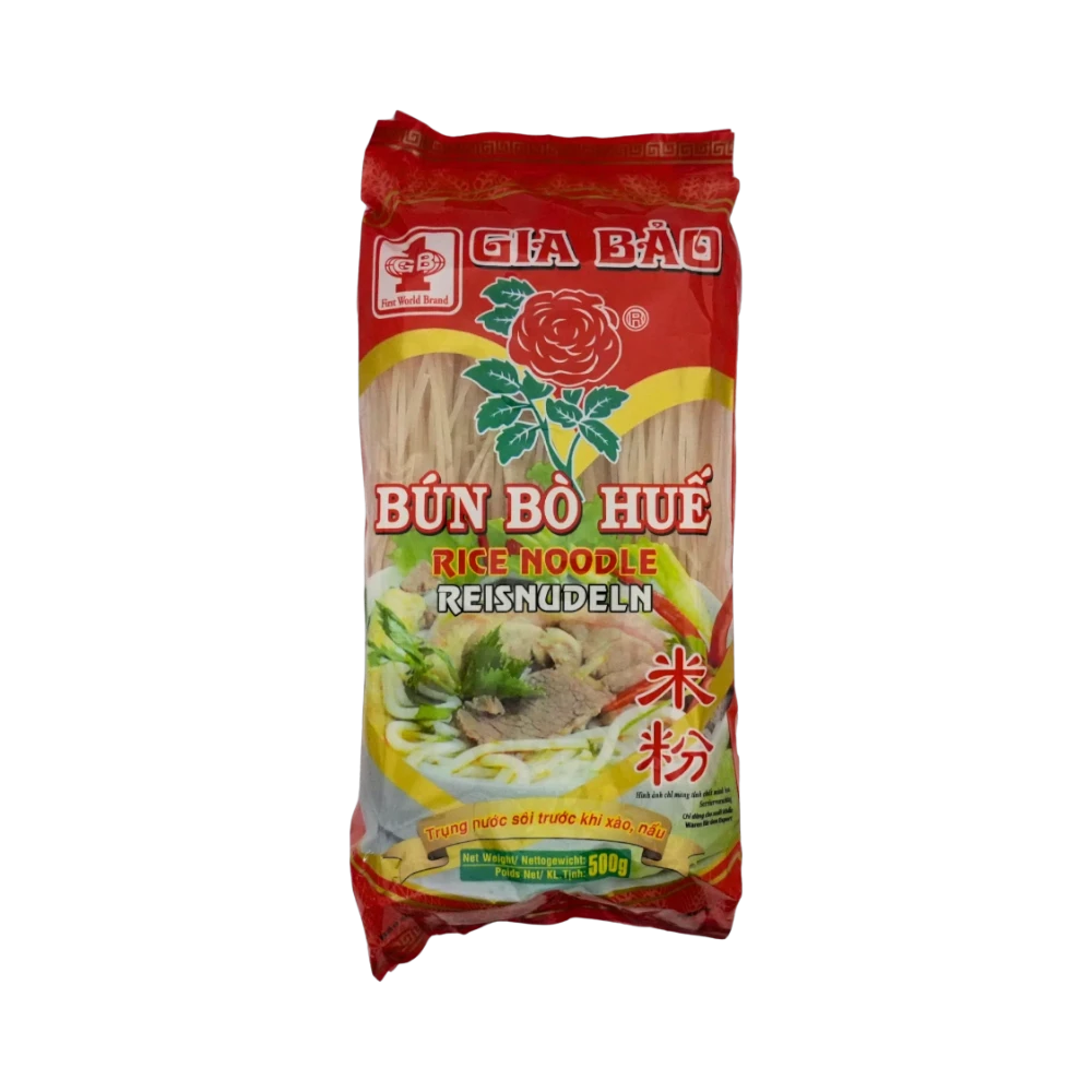 Gia Bao – Reisnudeln für Bún Bò Huế (Bún Bò Huế Khô) 500g