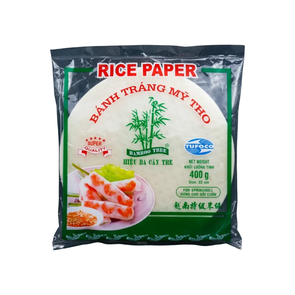 Bamboo Tree – Rice paper for summer rolls (Bánh Tráng Cuốn) 400g