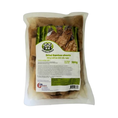 Double Panda – Getrocknete Bambussprossen (Măng Khô) 500g