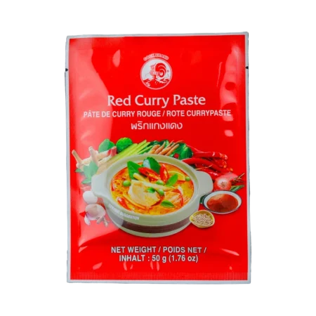 Cock Brand – Rote Currypaste (Cà Ri Đỏ) 50g