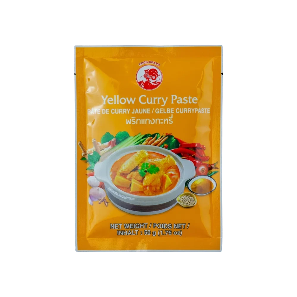 Cock Brand – Yellow Curry Paste (Cà Ri Vàng) 50g