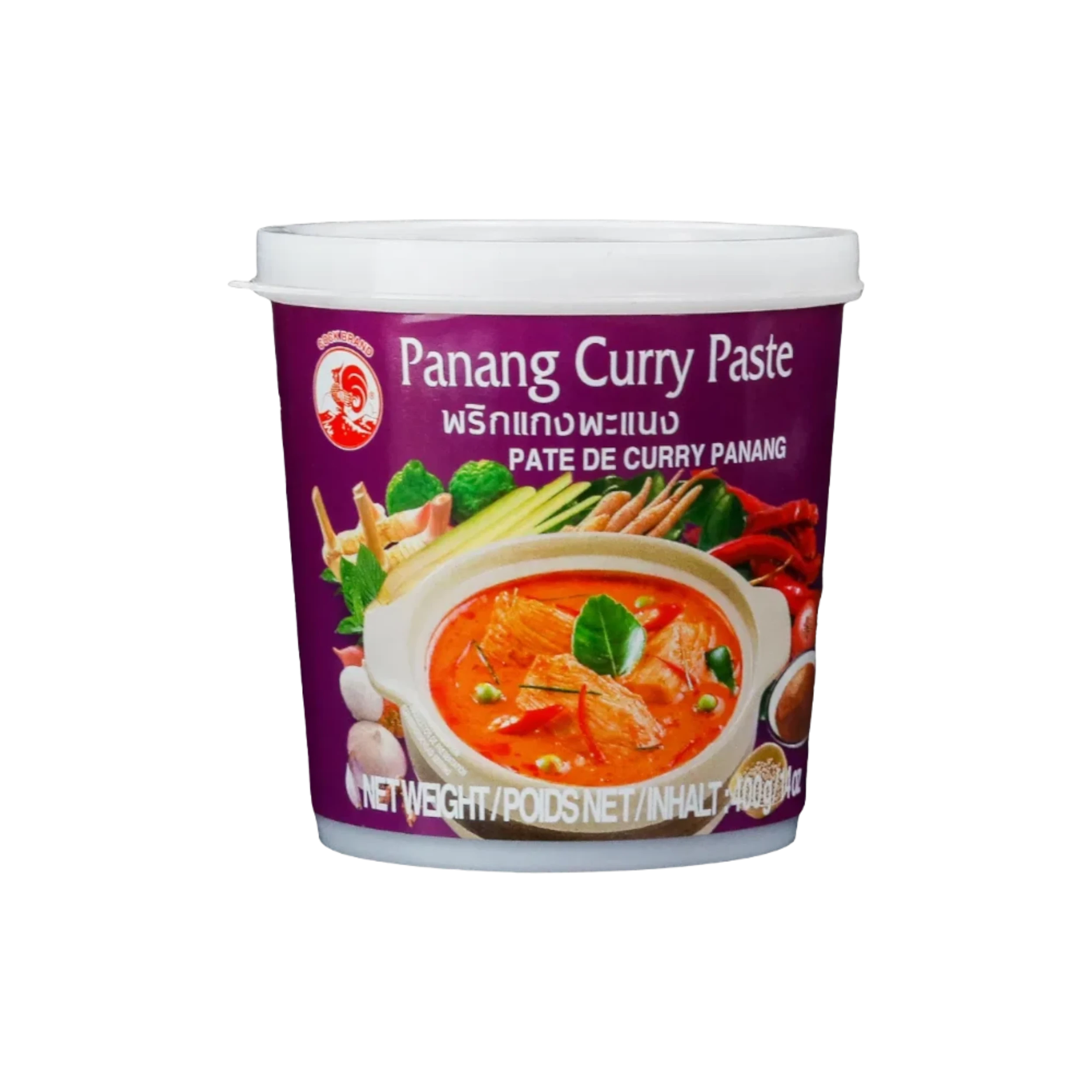Cock Brand – Panang Curry Paste (Cà Ri Panang) 400g