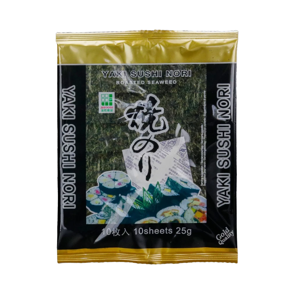 JH Foods – Yaki Sushi Nori Gold-Qualität (Rong Biển Sushi Vàng) 25g