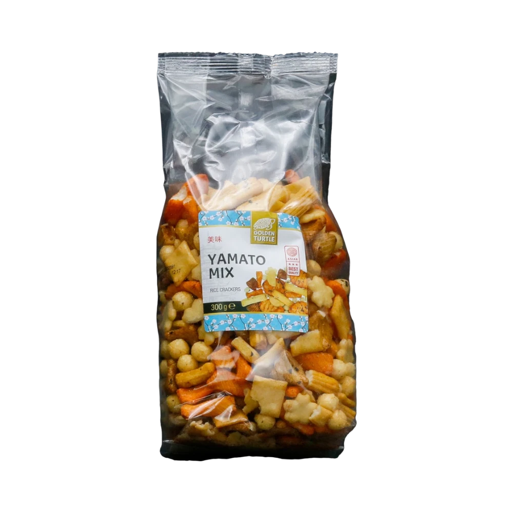 Golden Turtle – Yamato Reiscracker-Mix (Bánh Gạo Tổng Hợp) 300g
