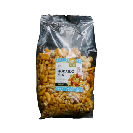Golden Turtle – Hokaido Reiscracker-Mix (Bánh Gạo Tổng Hợp Hokaido) 350g