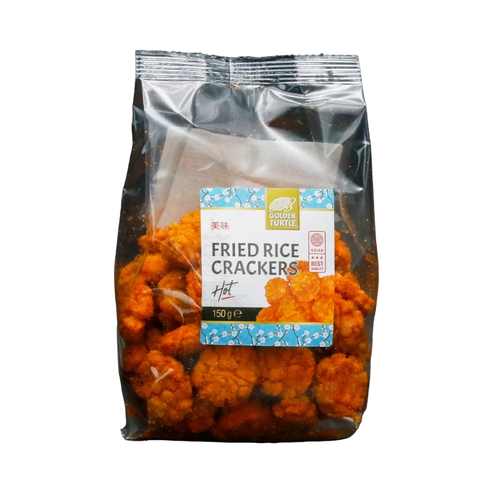 Golden Turtle – Spicy Fried Rice Crackers (Bánh Gạo Chiên Cay) 150g