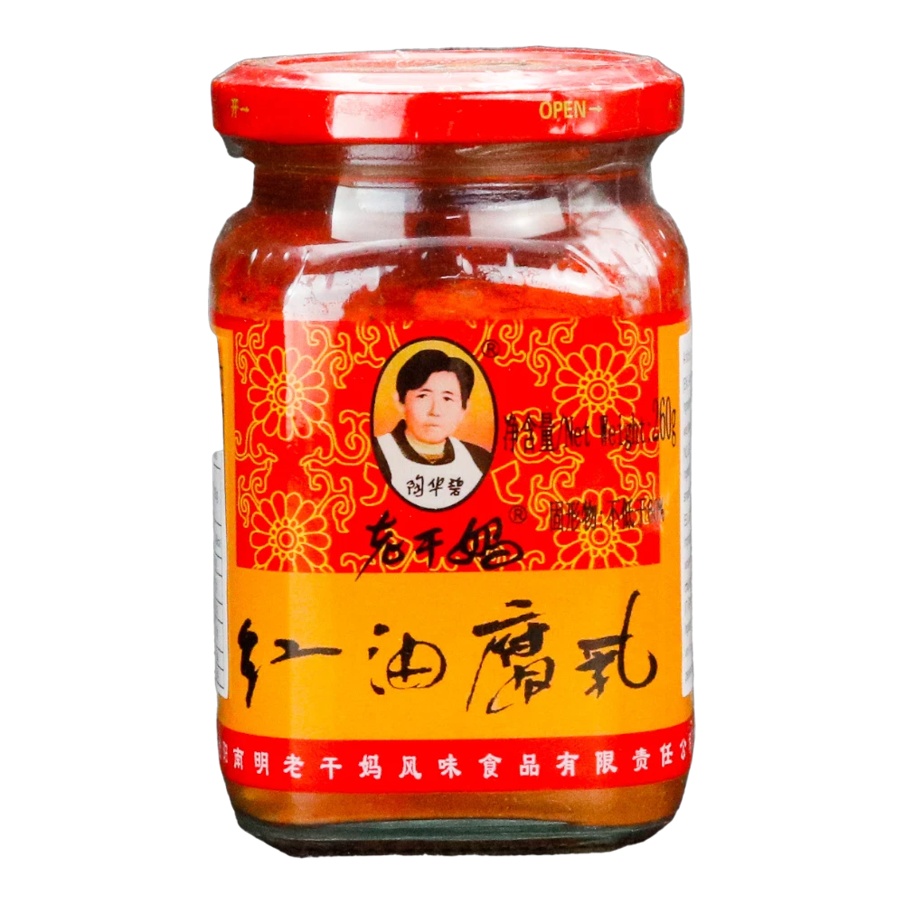 Lao Gan Ma – Tofu in chili oil (Hóng Yóu Fǔrǔ) 260g