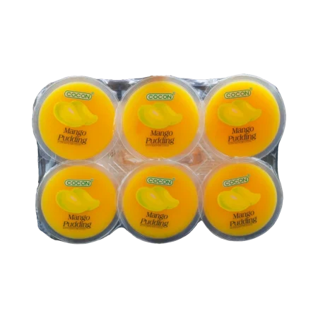 Cocon – Mangopudding mit Nata de Coco (Bánh Flan Xoài Thạch Dừa) 6×80g