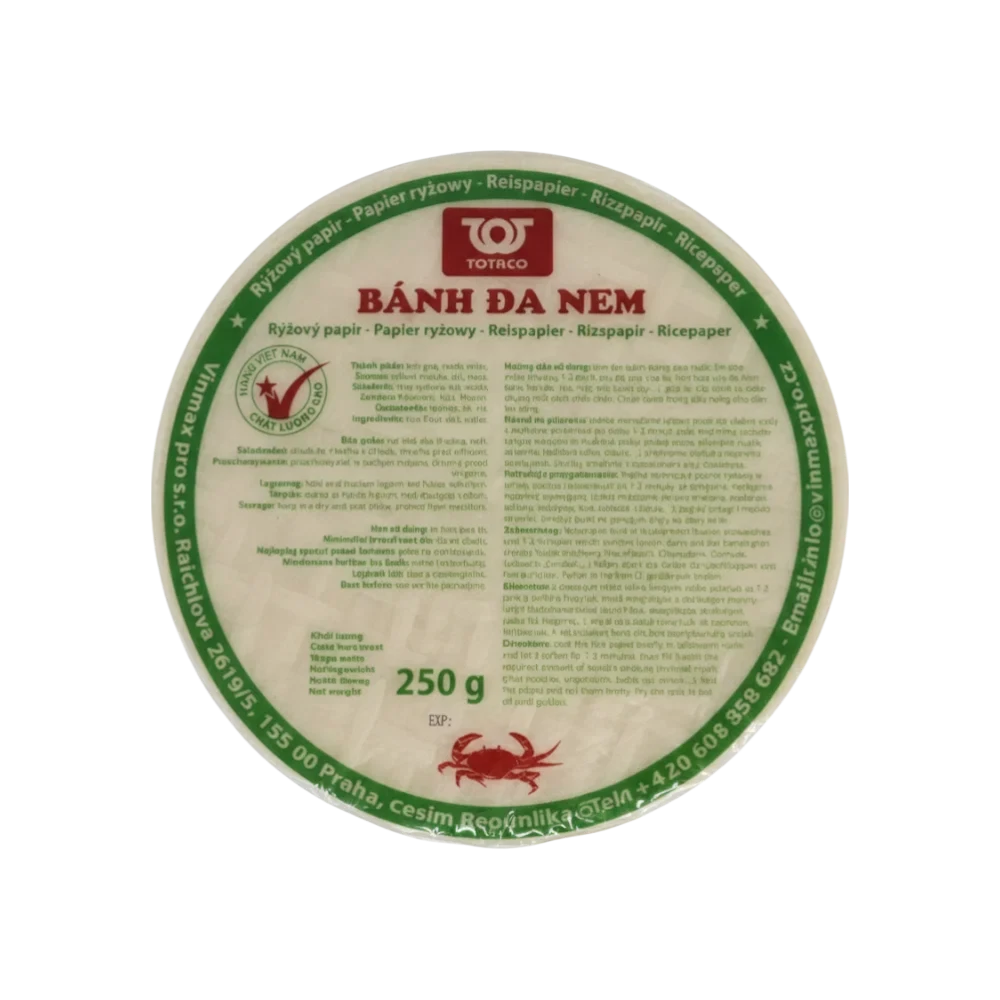 TOTACO – Rundes Reispapier (Bánh Tráng Tròn) 250g