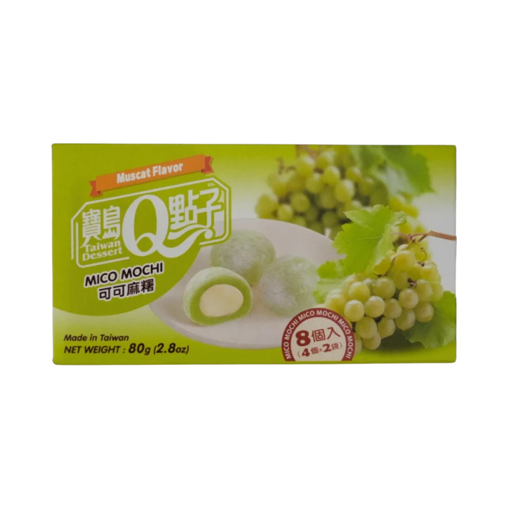 Taiwan Dessert Q – Mochi Nutmeg Grape (Bánh Mochi Nho) 80g