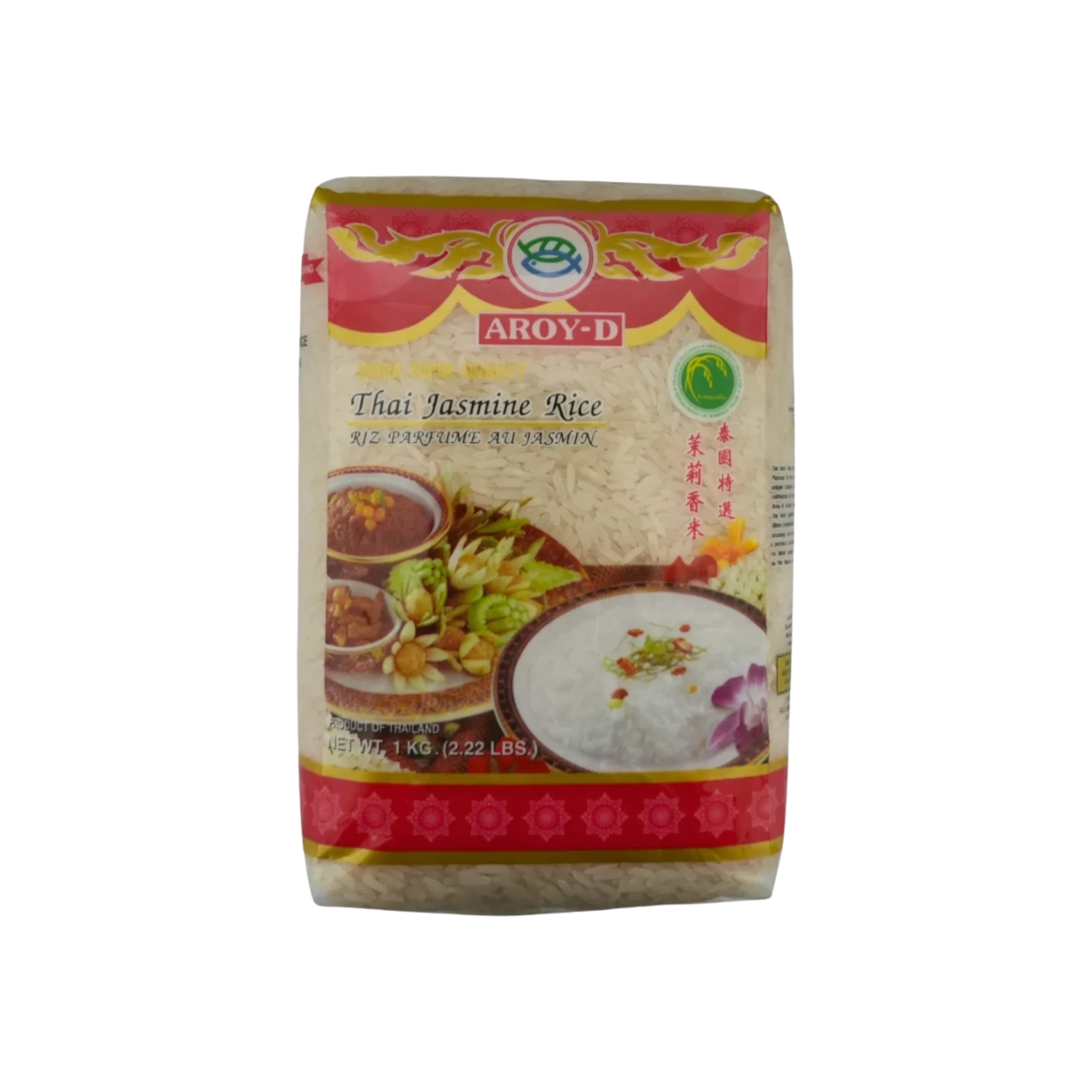 Aroy-D – Thai Jasminreis (Gạo Thơm Thái) 1kg