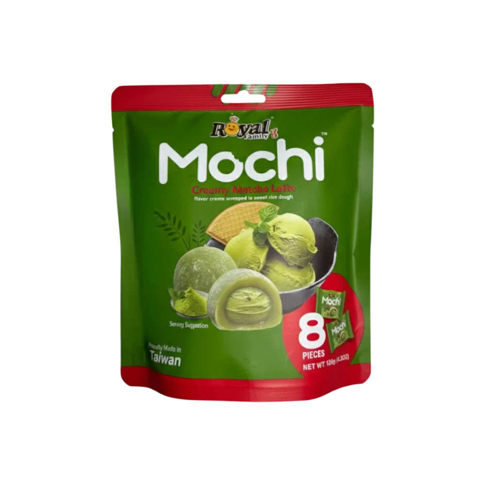 Royal Family – Mochi Matcha Latte (Bánh Mochi Trà Xanh Latte) 120g