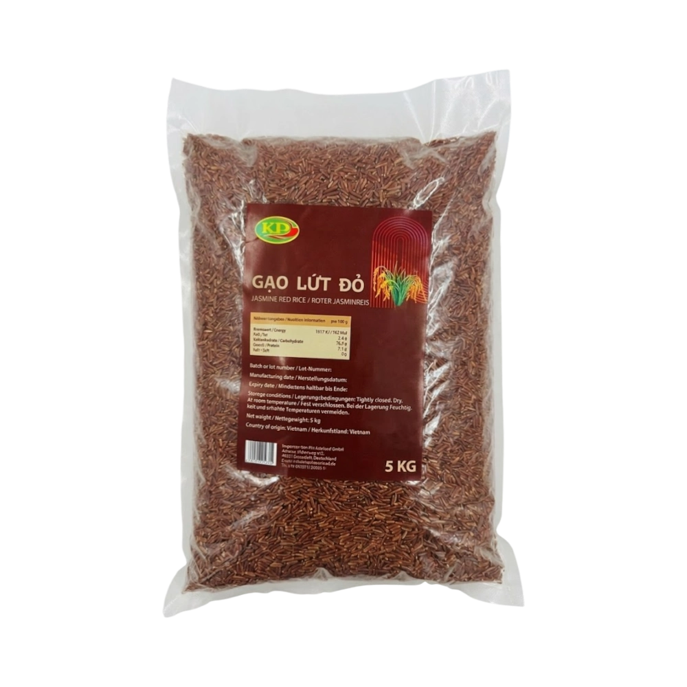 Kim Phi Asia Food – Roter Naturreis (Gạo Lứt Đỏ) 5kg