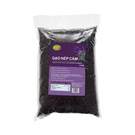 Kim Phi Asia Food – Schwarzer Klebreis (Gạo Nếp Cẩm) 5kg