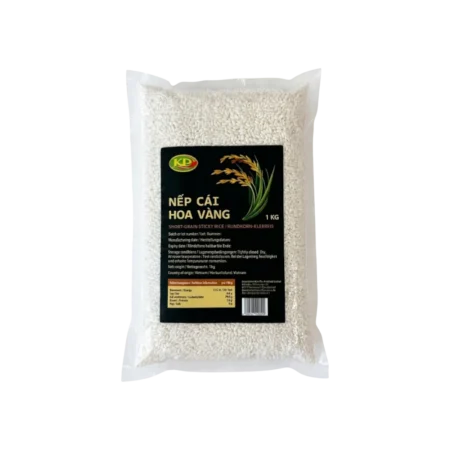 Kim Phi Asia Food – Rundkorn Klebreis (Gạo Nếp Cái Hoa Vàng) 1kg