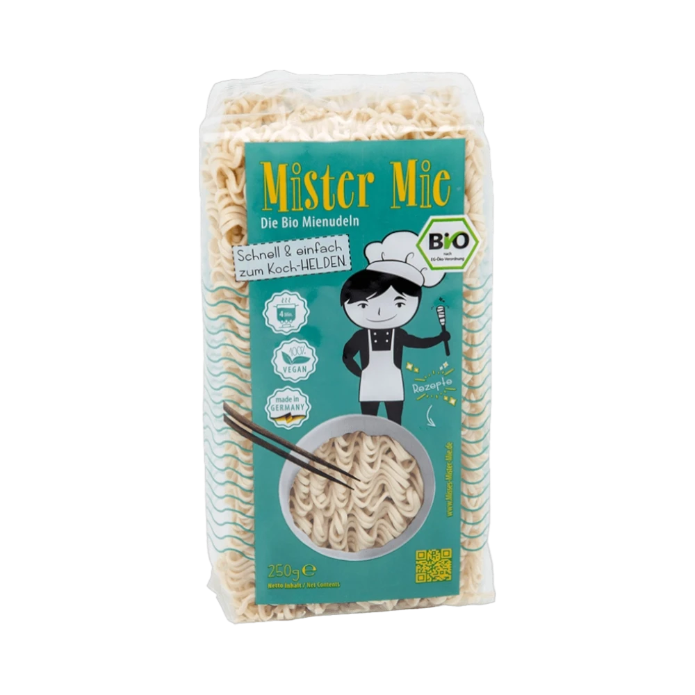 Misses & Mister Mie – Organic Mie Noodles (Mì Sợi Hữu Cơ) 250g