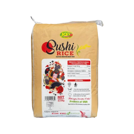 Kim Phi Asia Food – Sushi Reis (Gạo Sushi) 18,14 kg